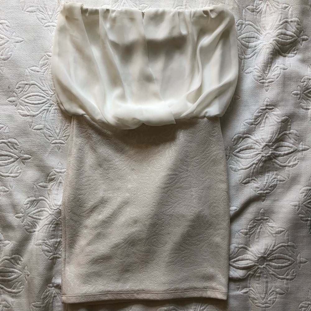 White formal dress